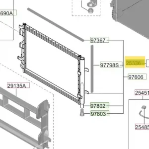Dostępne od ręki Podkładka gumowa mocowania chłodnicy