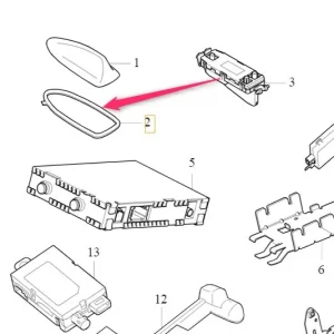 Łatwy zwrot Podkładka pod antenę Volvo