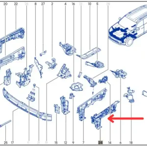 Podłużnica lewa przód DACIA DUSTER III, BIGSTER Wyjątkowa oferta