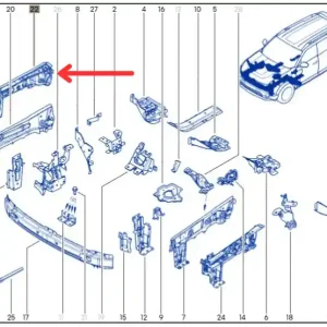 Podłużnica prawa przód DACIA DUSTER III, BIGSTER Zamów teraz