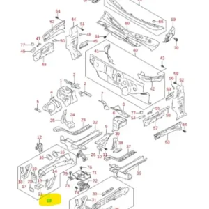 Podłużnica prawa przód komplet Suzuki / SX4 / S-CROSS - wyprzedaż Szybka wysyłka