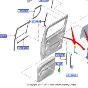 Ostatnia szansa Podnośnik szyby drzwi przes. lewych 2013