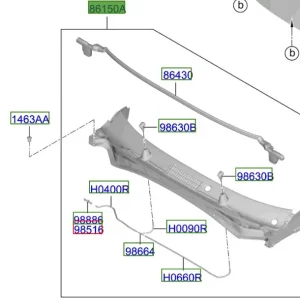 Podszybie Kia Sportage Hybrid 21-25 Wysoka jakość