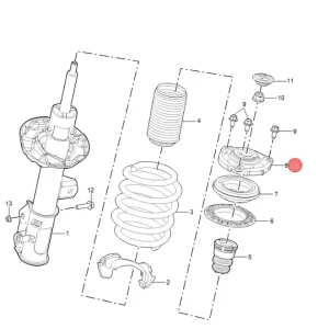 Poduszka amortyzatora mg hs 2024 Promocja