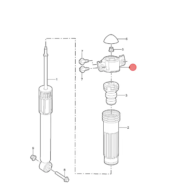 Hit sprzedaży Poduszka amortyzatora tył MG3 2024