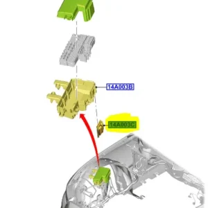 Premium Pokrywa dolna skrzynki bezpieczników Ford Mustang 2015-2023 - wyprzedaż