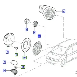 Pokrywa głośnika drzwi Ford Galaxy 94-00 - wyprzedaż Oferta limitowana