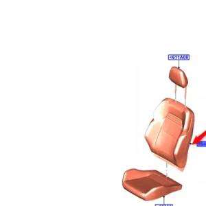 Wybór klientów Pokrycie oparcia fotela lewego przedniego fiesta 2017FORD - wyprzedaż