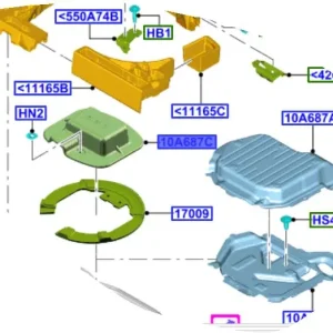 Hit cenowy Pokrywa akumulatora Ford Kuga 2020 - wyprzedaż