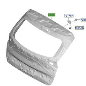 Pokrywa bagażnika Kia SPortage 2025 Niska cena
