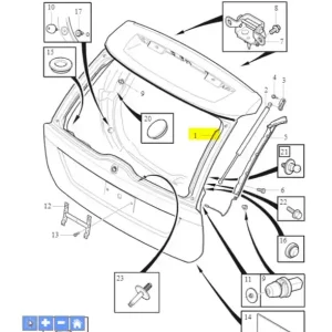 Dodaj do koszyka Pokrywa bagażnika XC60