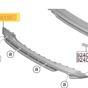 Ekspresowa dostawa Pokrywa zderzaka tylnego Hyundai I30
