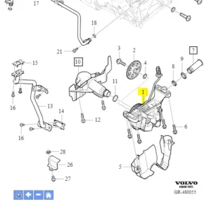 Szybka wysyłka Pompa oleju XC40 B420T4