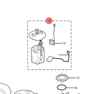 Pompa paliwa mg hs (gen 1) Tani