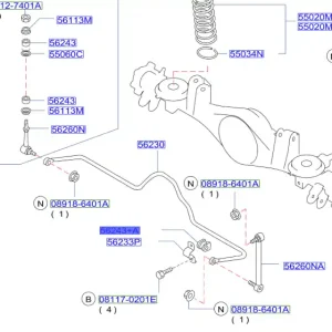Popularny Poduszka drążka stabilizatora nissan - wyprzedaż