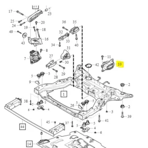 Poduszka lewa silnika XC90 S90L XC60 V60 S60 Ostatnie sztuki