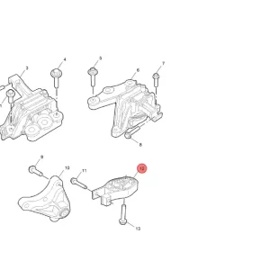 Bestseller Poduszka silnika skrzyni biegów dolna MG3 2024 hybryda