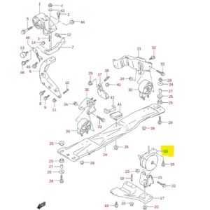 Poduszka Silnika Suzuki Baleno - wyprzedaż Obniżka ceny