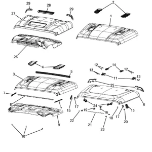 Pokrywa silnika Jeep - wyprzedaż Rabat