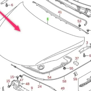 Zamów teraz Pokrywa silnika kizashi Suzuki