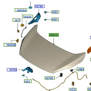 Pokrywa silnika maska 20082016 FORD Zniżka