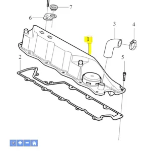 Hit sprzedaży Pokrywa zaworów odma S80 V70 XC60 XC70 XC90