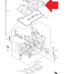 Darmowa dostawa Pokrywa zaworów Suzuki