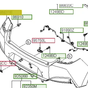 Wyprzedaż Pokrywa zderzaka przedniego Hyundai I30