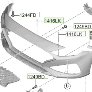 Wybór klientów Pokrywa zderzaka przedniego Hyundai I30