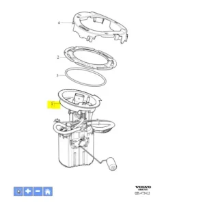 Obniżka ceny Pompa paliwa XC90 XC60 S90