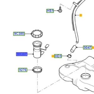 Ostatnie sztuki Pompa paliwa z czujnikiem mondeo MK4 smax galaxy 06 15 FORD