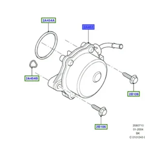 Pompa podciśnienia fiesta fusion 20012012 FORD - wyprzedaż Tani