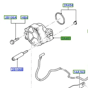 Ograniczona ilość Pompa podciśnienia vacum focus MK2 cmax FORD - wyprzedaż