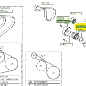 Zamów teraz Pompa wody Hyundai I30 (2016) OE - wyprzedaż