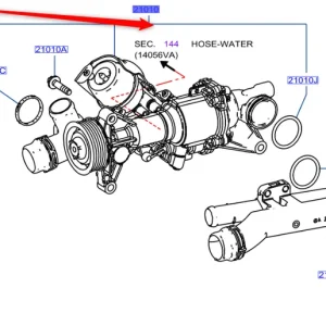 Cena promocyjna Pompa wody Q50 2013Infiniti - wyprzedaż