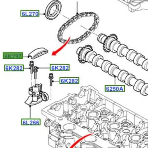 Tylko do końca tygodnia Prowadnica łańcucha rozrządu Ford FOcus Mondeo MK4 Smax - wyprzedaż