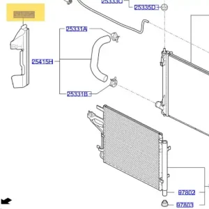 Prowadnica powietrza prawa KIA Picanto (2017-2024) Tylko dziś