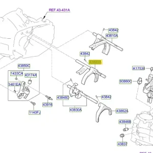 Prowadnica widełek KIA Sportage (2015-2025) - wyprzedaż Wyjątkowa oferta