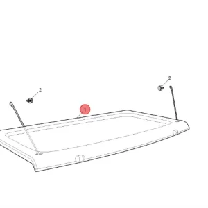 Niska cena Półka bagażnika mg zs I