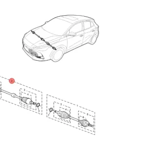 Półoś napędowa prawa MG3 2024 hybryda Bezpieczne zakupy