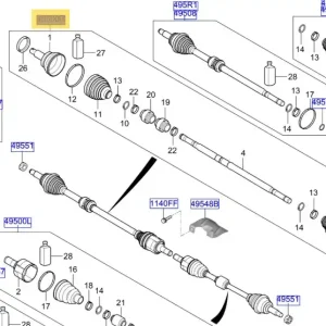 Nie przegap Półoś prawa KIA Ceed / XCeed / ProCeed (2020-2025) - wyprzedaż