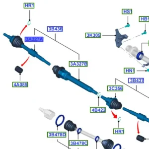 Szybka dostawa Półoś prawy przód focus 20112015 FORD - wyprzedaż