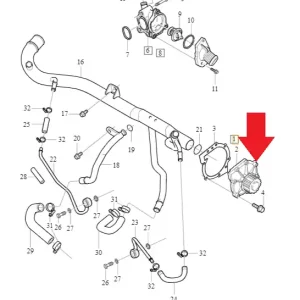 Pompa wody Volvo Wyprzedaż