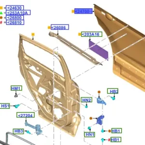Tylko do końca tygodnia Poszycie drzwi prawy tył kuga 20122020 FORD - wyprzedaż