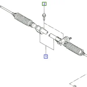 Przekładnia kierownicza fiesta 8996 FORD - wyprzedaż Tani