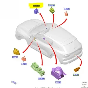 Bezpieczne zakupy Przełącznik do telefonu Ford Kuga 2020 - wyprzedaż