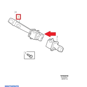 Wysoka jakość Przełącznik kierunkowskazów charcoal