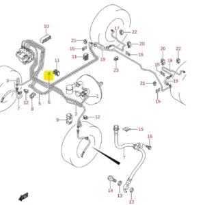 Przewody hamulcowe Suzuki SX4 / S-CROSS - wyprzedaż Promocja