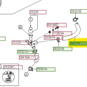 Przewód chłodnicy Hyundai I20 - wyprzedaż Bestseller
