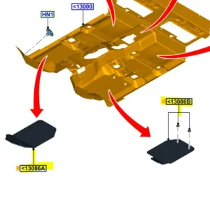 Przednie maty podłogowe Ford Ranger TKE 2011 - wyprzedaż Niska cena